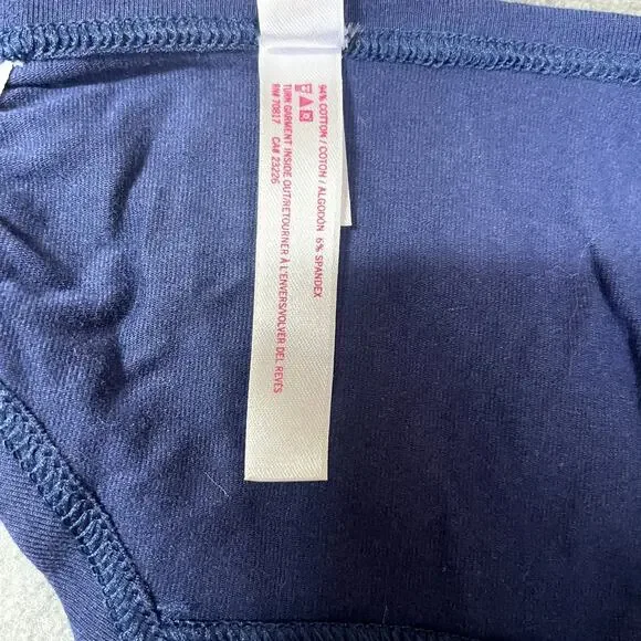 Victoria's Secret PINK 2011 Low Rise Thong Panty Blue Pink Heart Me Graphic RARE - Picture 5 of 6